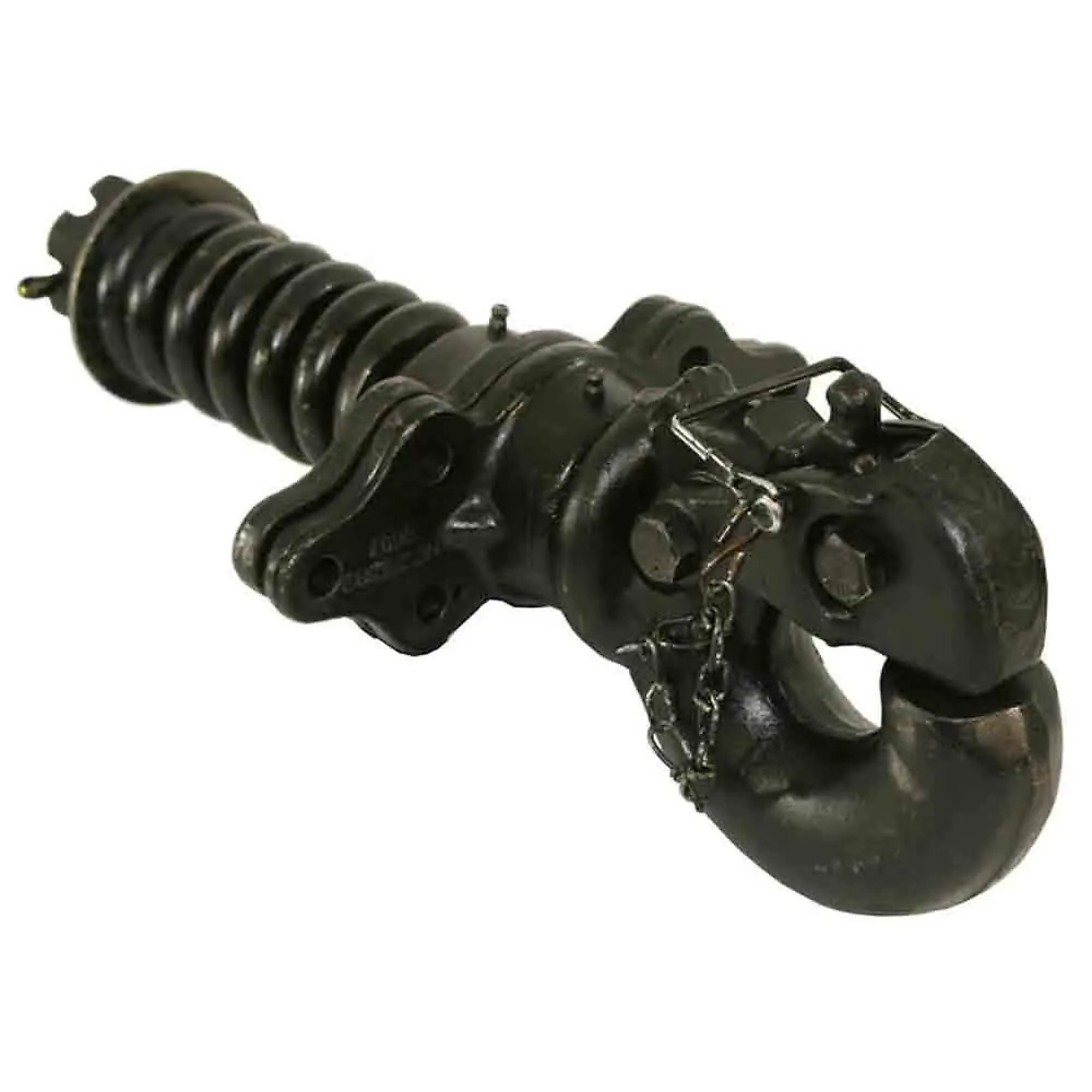 Wallace Forge Spring Mounted Pintle Hook — 25-Ton, Commercial Mount, 50,000 Lb. GTW, Fits 2-3/8in. to 3in. Eye, Model# 2044101